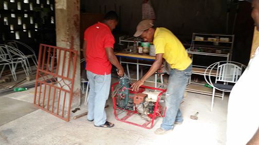 Atelier de ferronnerie et de mécanique