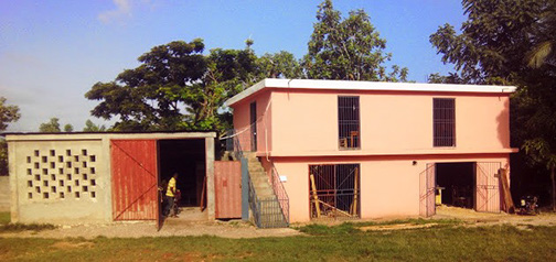 Bâtliment du centre professionnel pour les écoliers